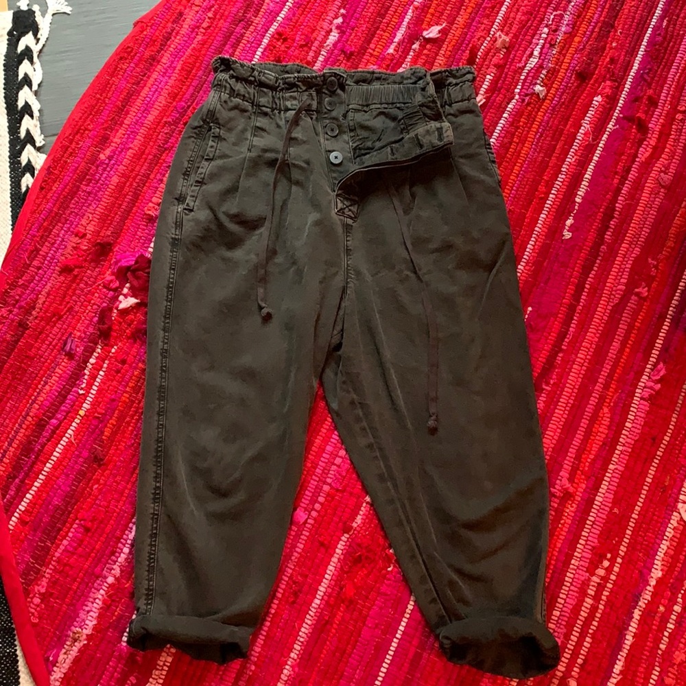 Free People Black Trousers